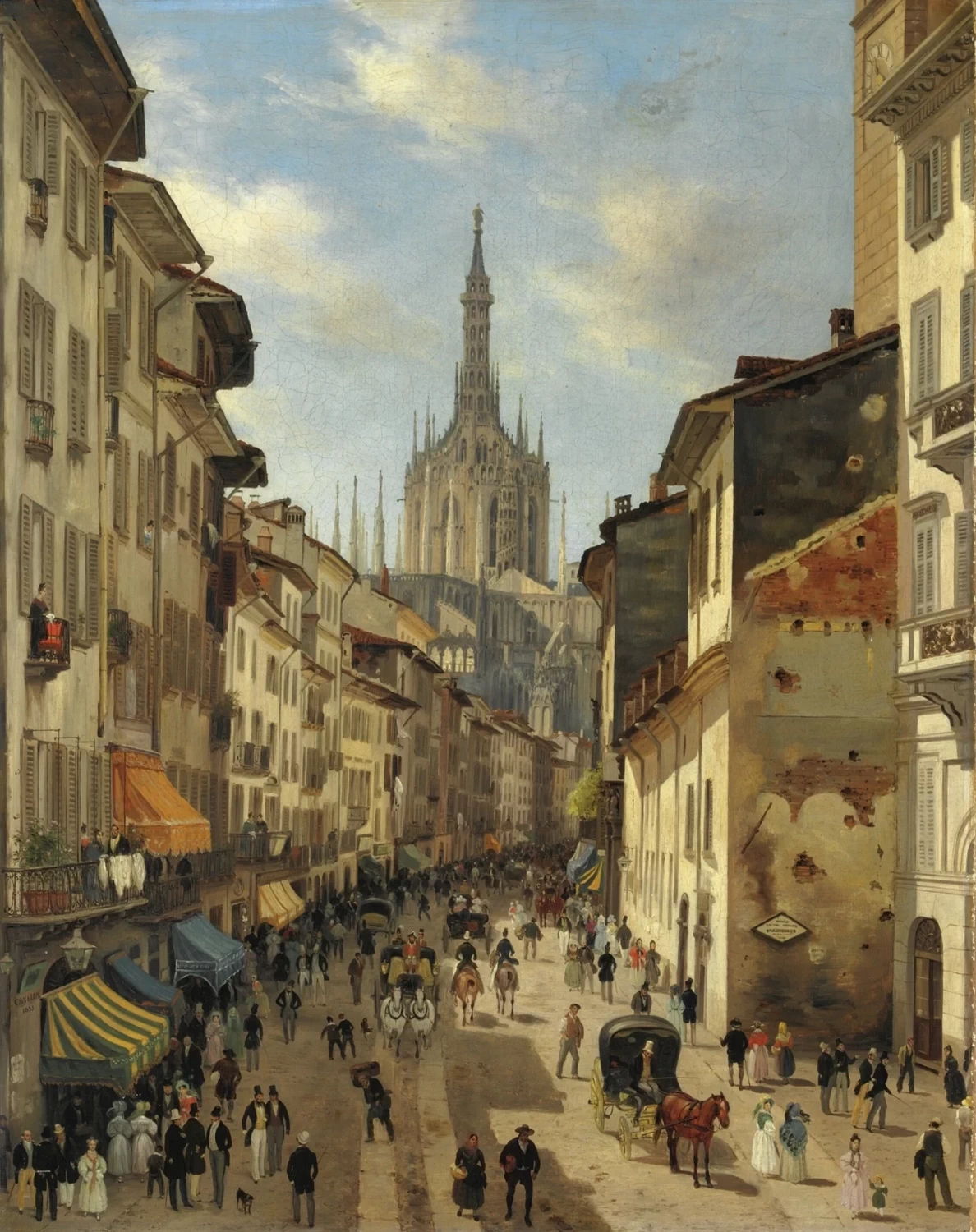 Corsia dei Servi, 1833